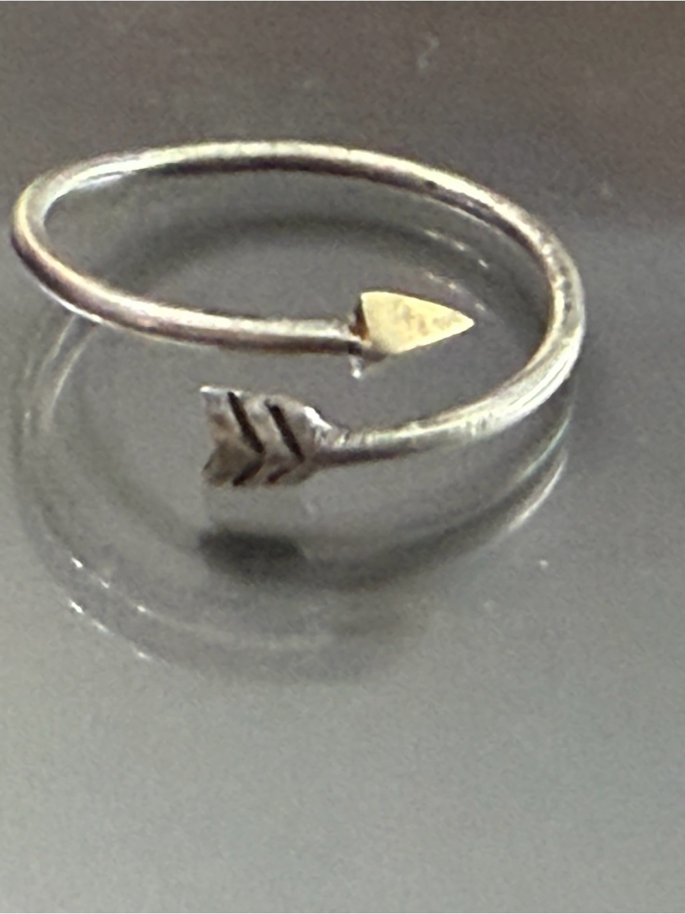 PURA VIDA Sterling silver Arrow Wrap Ring size 6